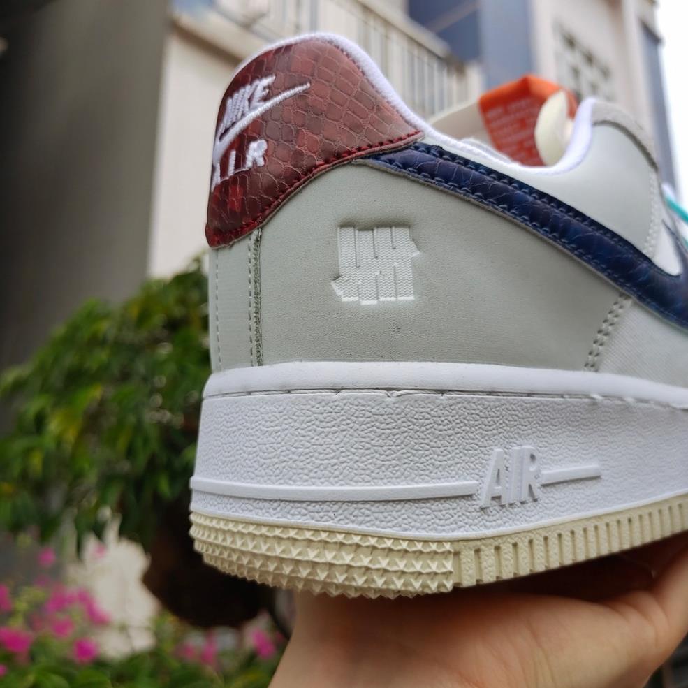 ✅shinnava✅Giày Air Force 1  On It Dunk vs. AF1, Giày Thể Thao Xám Vệt Xanh Da Lộn new 2022 Full Box tặng dây