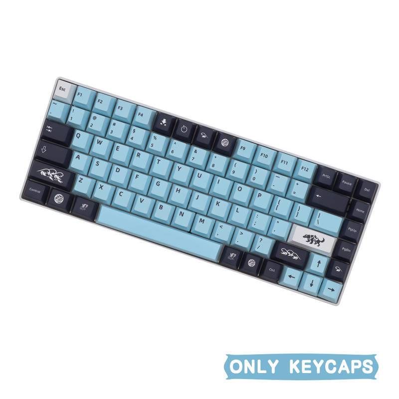 Mizu Keycaps Cherry Profile Dye Sub Keycap For GMK Cherry MX Switch 61/64/68/87/96/980/104/108 Mechanical Keyboard