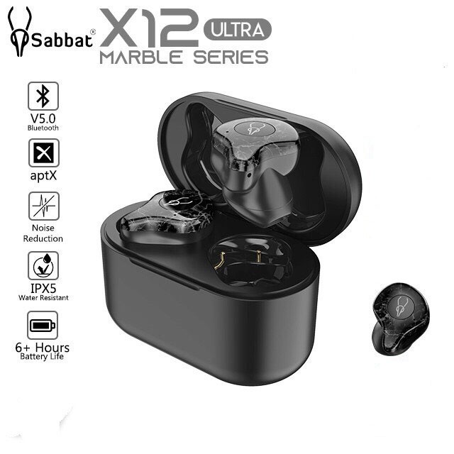Tai nghe Sabbat X12 Ultra Advanced stone Sạc không dây - Tai nghe bluetooth cao cấp