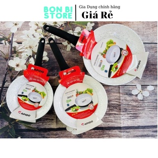 Chảo chống dính bếp từ, chảo từ men Đức Rapido 24cm, 28cm đáy phẳng,thân và đáy chảo bằng nhôm đúc nguyên khối Bon Bi
