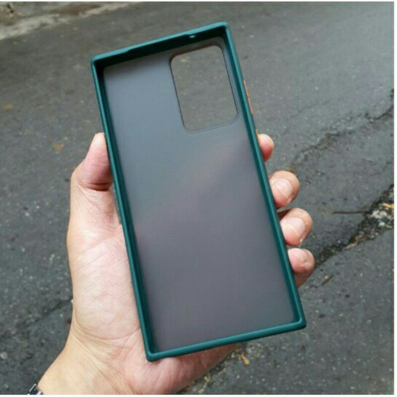 Ốp lưng LIKGUS samsung note 20 / note 20 Ultra / note 10 plus lưng nhám viền màu