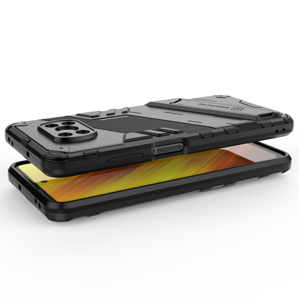 Ốp điện thoại chống sốc có thanh đỡ thích hợp cho Xiaomi Poco X3 Pro