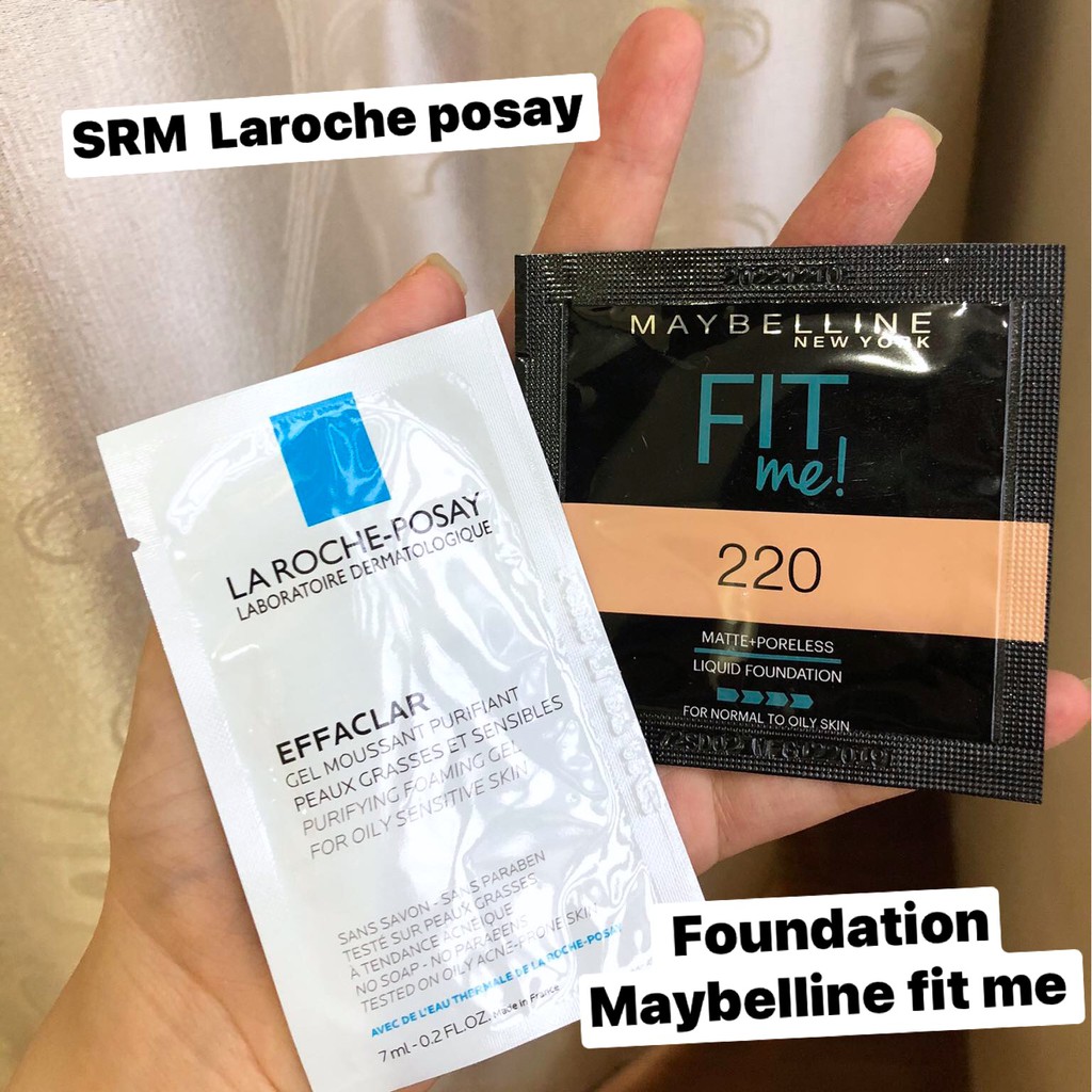 Sample laroche posay, maybelline