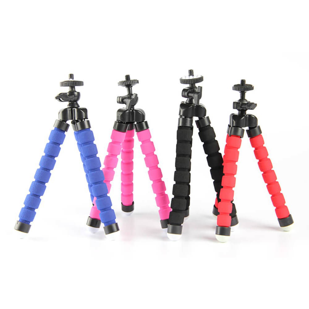 Tripod bạch tuộc mini đen đa năng GOPRO SJCAM XIAOMI YI action camera cho máy ảnh điện thoại QUADVIC.COM N00001-1