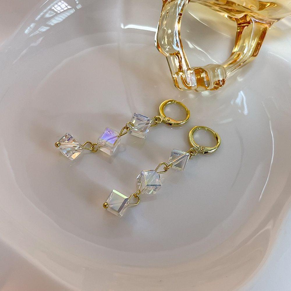 Khuyên Tai Dáng Dài Đính Nơ Sang Trọng|Khuyên Tai Phong Cách Hàn Quốc