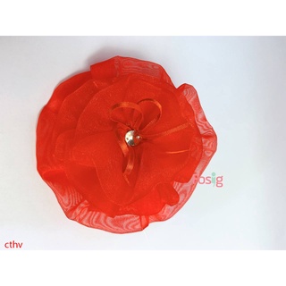 Cột Tóc Hoa Voan Cho Bé - Đỏ