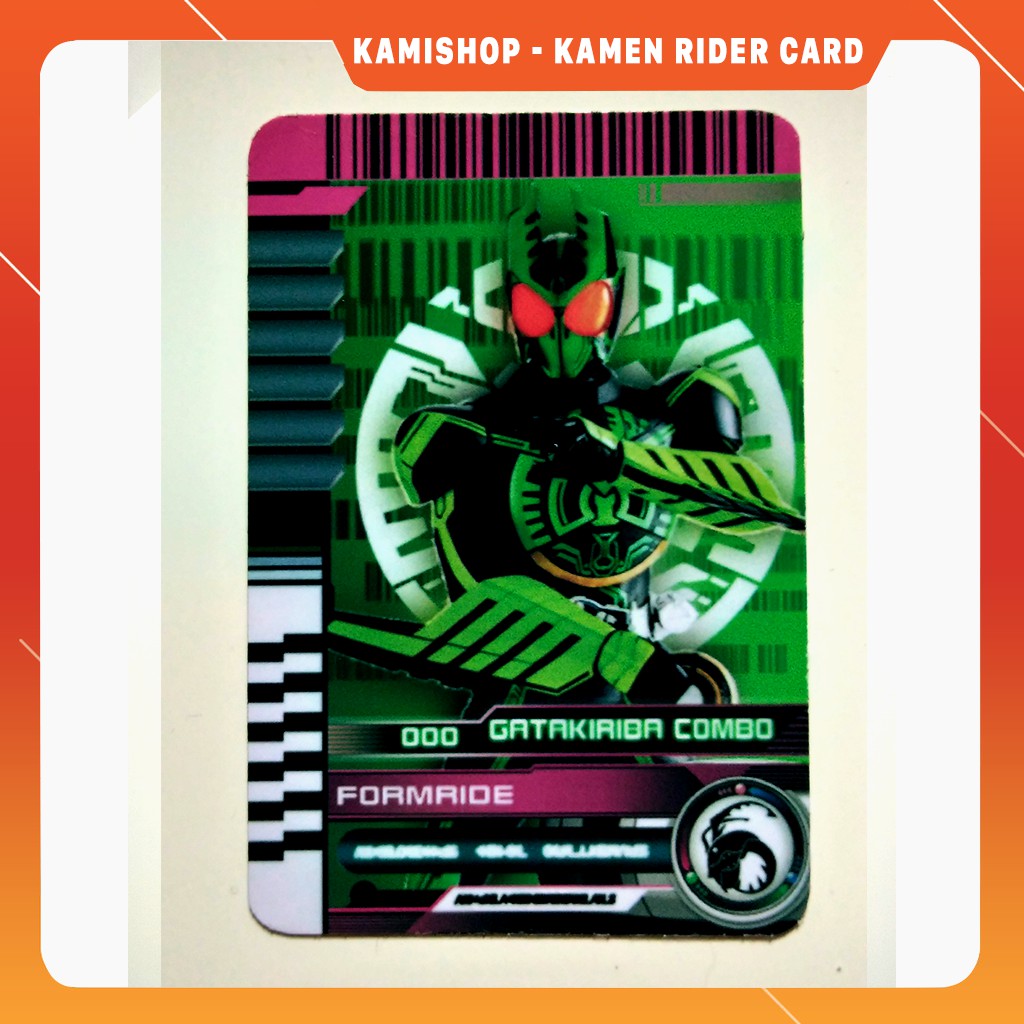 OOO GATAKIRIBA COMBO - Thẻ Kamen Rider - KamiShop - Kamen Rider Card