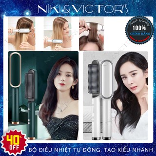 Lược Điện Uốn Tóc Duỗi Tóc Thẳng Tạo Kiểu 3 in 1 Với Tác Dụng Nhiệt Làm Tóc Mượt Mà Nhanh Chóng