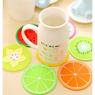 Combo 5 miếng lót ly hình trái cây