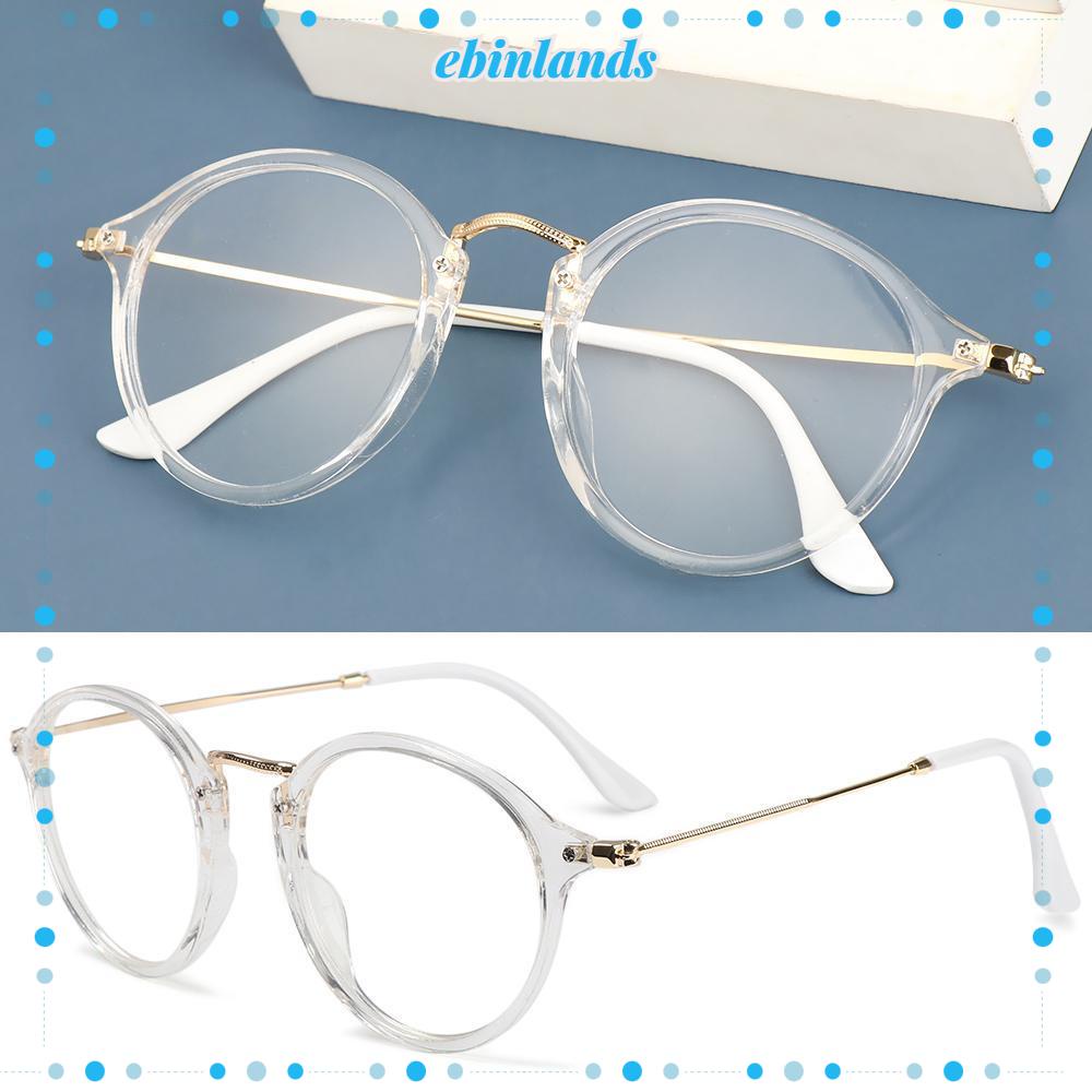 Kính Mắt Gọng Phẳng Linh Hoạt Chống Bức Xạ Thời Trang Vintage