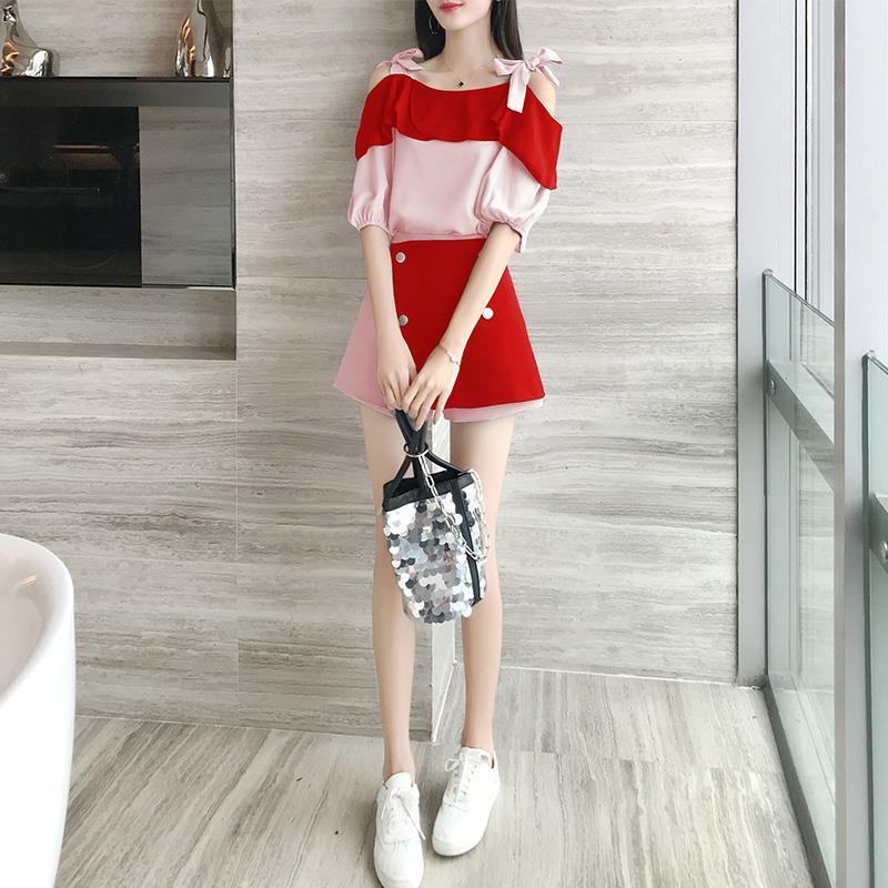 Set Áo Váy Quần Phong Cách Phương Tây Thời Trang Mùa Hè