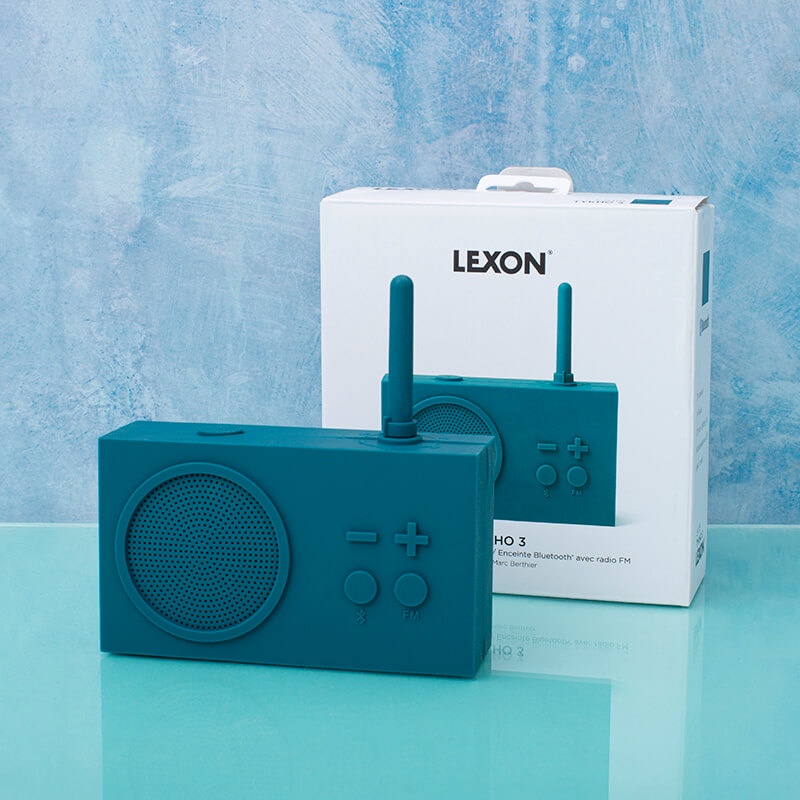 Loa bluetooth LEXON kiêm đài FM kháng nước - TYKHO 3 - Bảo hành chính hãng