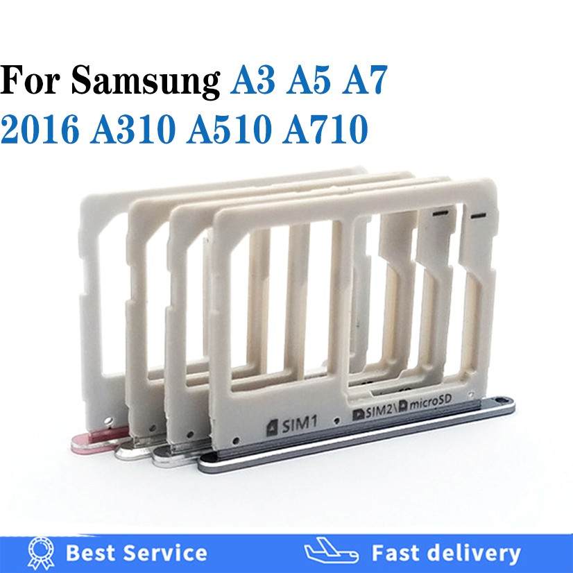 Khay Đựng Thẻ Sim Cho Samsung Galaxy A3 A5 A7 2015 2016 A300 A500 A700 A310 A510 A710