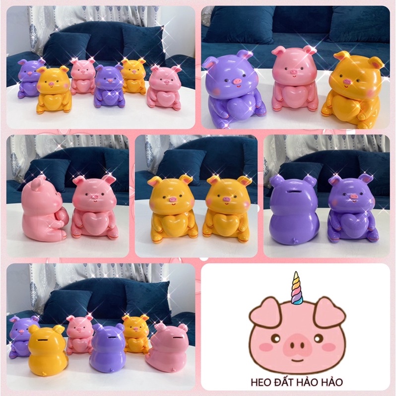 HEO ĐẤT TRÁI TIM/ LỢN ĐẤT TRÁI TIM MINI