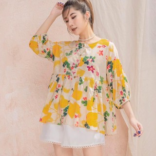 Áo bầu cộc tay chất voan nhẹ mềm mát MÙA HÈ - 𝐀𝐁𝟓𝟏