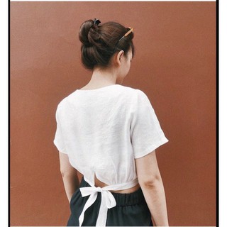 Her croptop cột nơ sau Lovi