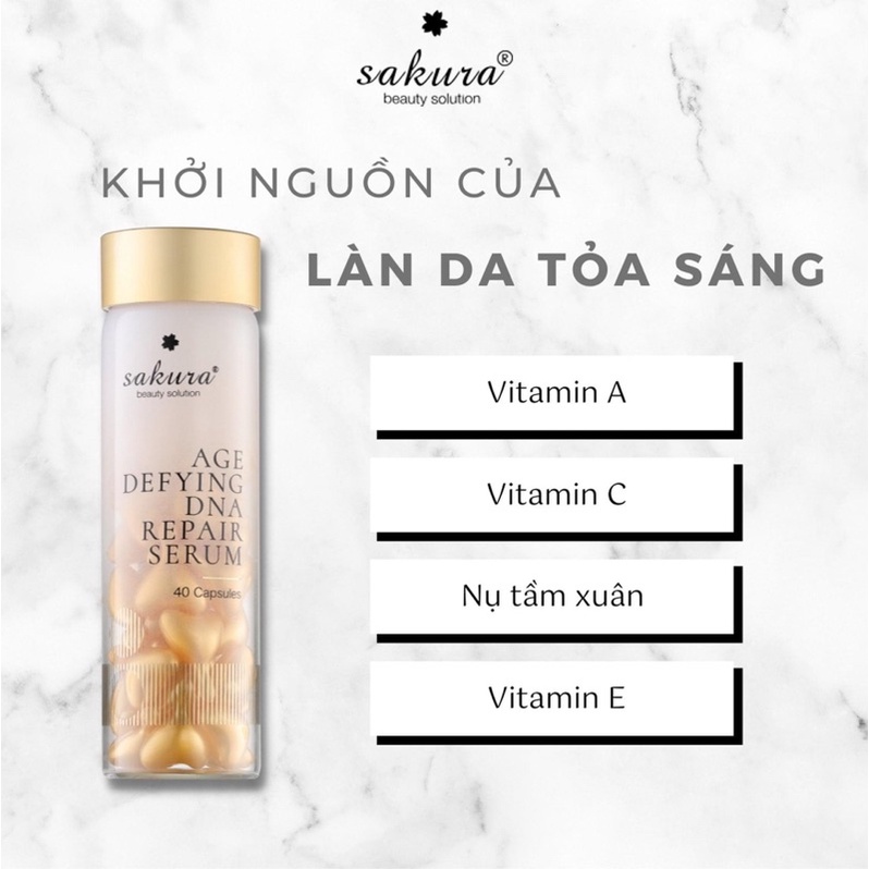 Serum Chống Lão Hóa, Phục Hồi Da Sakura Age Defying DNA Repair Serum