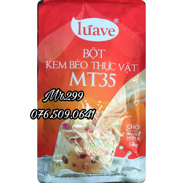 Bột kem béo thực vật Lúave MT35 gói 1 kg