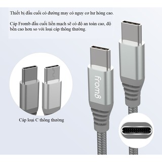 Cáp sạc USB Type C tốc độ cao chính hãng Fromb Hàn Quốc