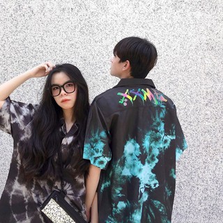 Sơ mi Tie dye - Phản quang cầu vồng ( chính hãng )