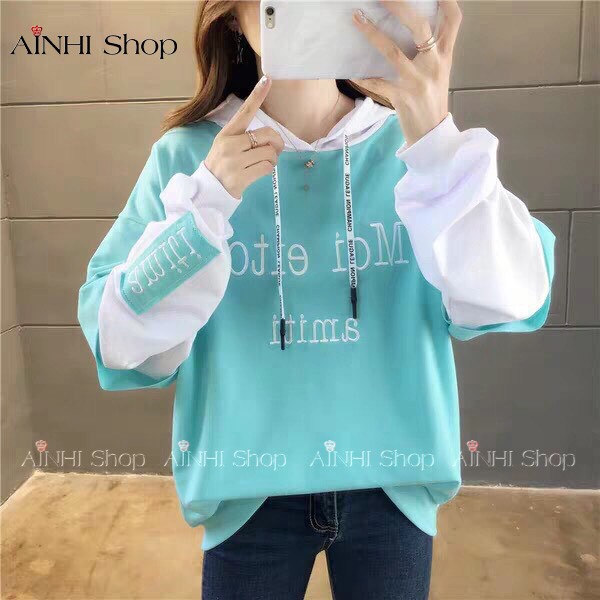Áo Hoodie Nữ ❤️Freeship❤️ Áo Khoác Hoodie (In Chữ SMITI Siêu Đẹp Cá Tính) Vải Nỉ Nhiều Màu Cute | BigBuy360 - bigbuy360.vn