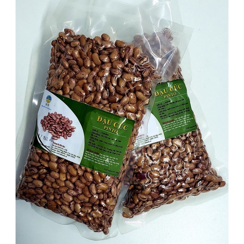 Đậu cúc Pinto hữu cơ  làm sữa hạt, hũ dinh dưỡng, sữa đêm cho bé (date 6/2024)