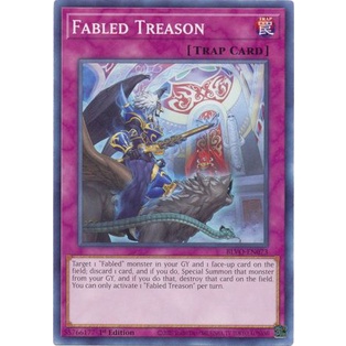 Thẻ bài Yugioh - TCG - Fabled Treason / BLVO-EN073'