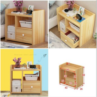 TỦ GỖ ĐẦU GIƯỜNG CÓ NGĂN KÉO