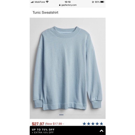 Áo nỉ bông Gap dư xịn chất cotton nỉ ấm đẹp xịn [ảnh thật] | BigBuy360 - bigbuy360.vn