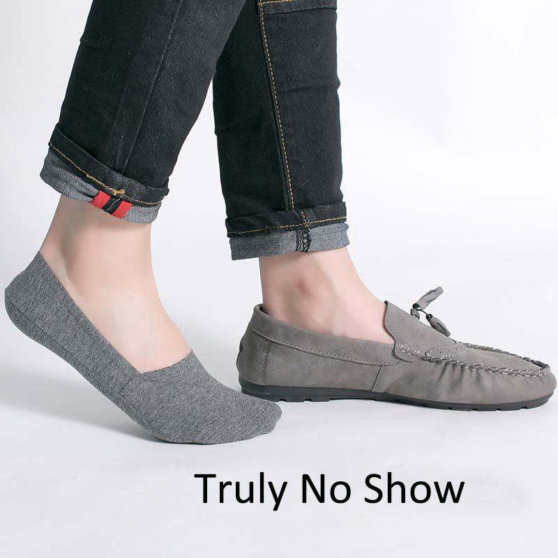 Vớ cotton vô hình chống trượt cho nam