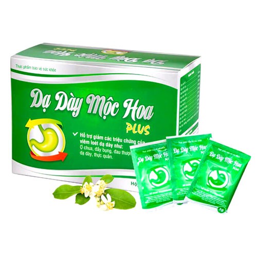Dạ Dày Mộc Hoa Plus - Hỗ trợ giảm đau dạ dày, giảm ợ chua, đầy bụng, trào ngược (Hộp 30 gói x 5g)