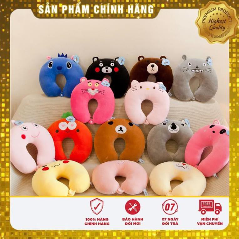 TOP_shop Gối Cổ chữ U vải co giãn 4 chiều Fhome TOP_shop