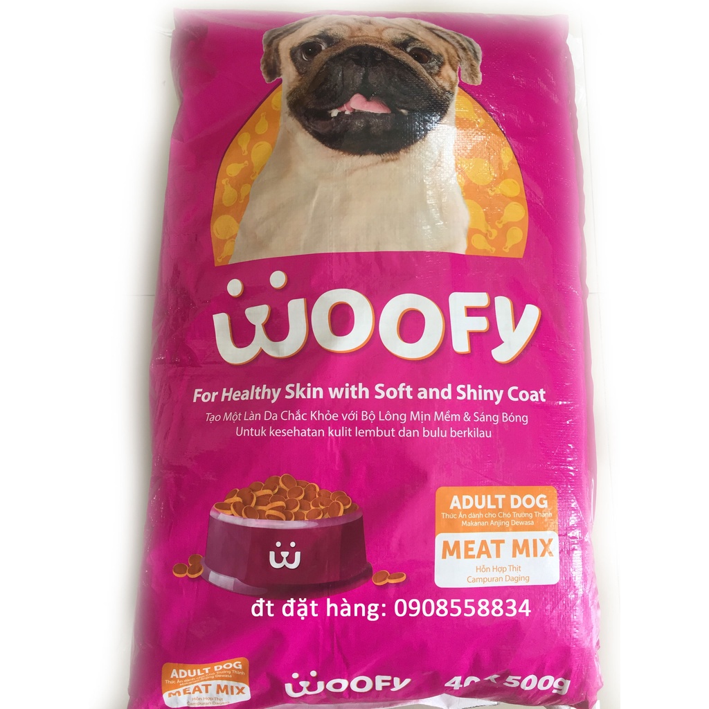 (Có quà tặng) Bao Woofy 20kg Thức ăn cho chó Trưởng thành của Phillipine