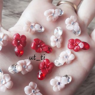 hoa bột - hoa đậu ôm đá khối lớn