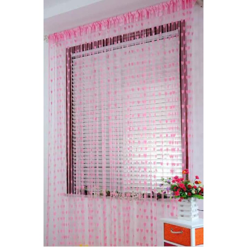 Rèm cửa trái tim độc đáo,,,