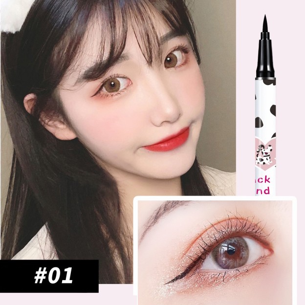 Bút Kẻ Mắt Dạng Lỏng 4 Màu Nhanh Khô Không Nhòe Chống Thấm Nước Lâu Trôi