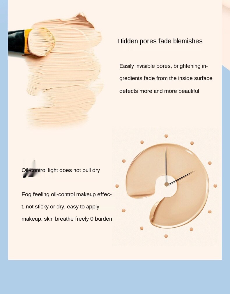 (Hàng Mới Về) Kem Nền Bb Cream Che Khuyết Điểm Dưỡng Ẩm Kiềm Dầu Lâu Trôi | BigBuy360 - bigbuy360.vn