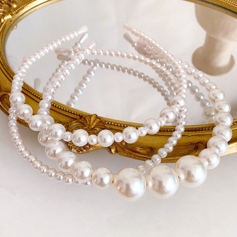 Băng đô cài tóc đính Ngọc sang chảnh tiểu thư cho nữ A225 Warm&amp;Cute
