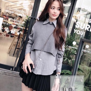 ÁO SƠ MI KÈM GILE (kèm ảnh thật)