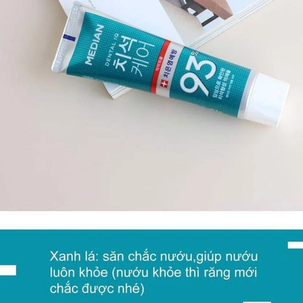 Kem Đánh Răng 93 Hàn Quốc – Median Dental IQ 93% 120Gr – Trắng Răng Tự Tin Giao Tiếp.