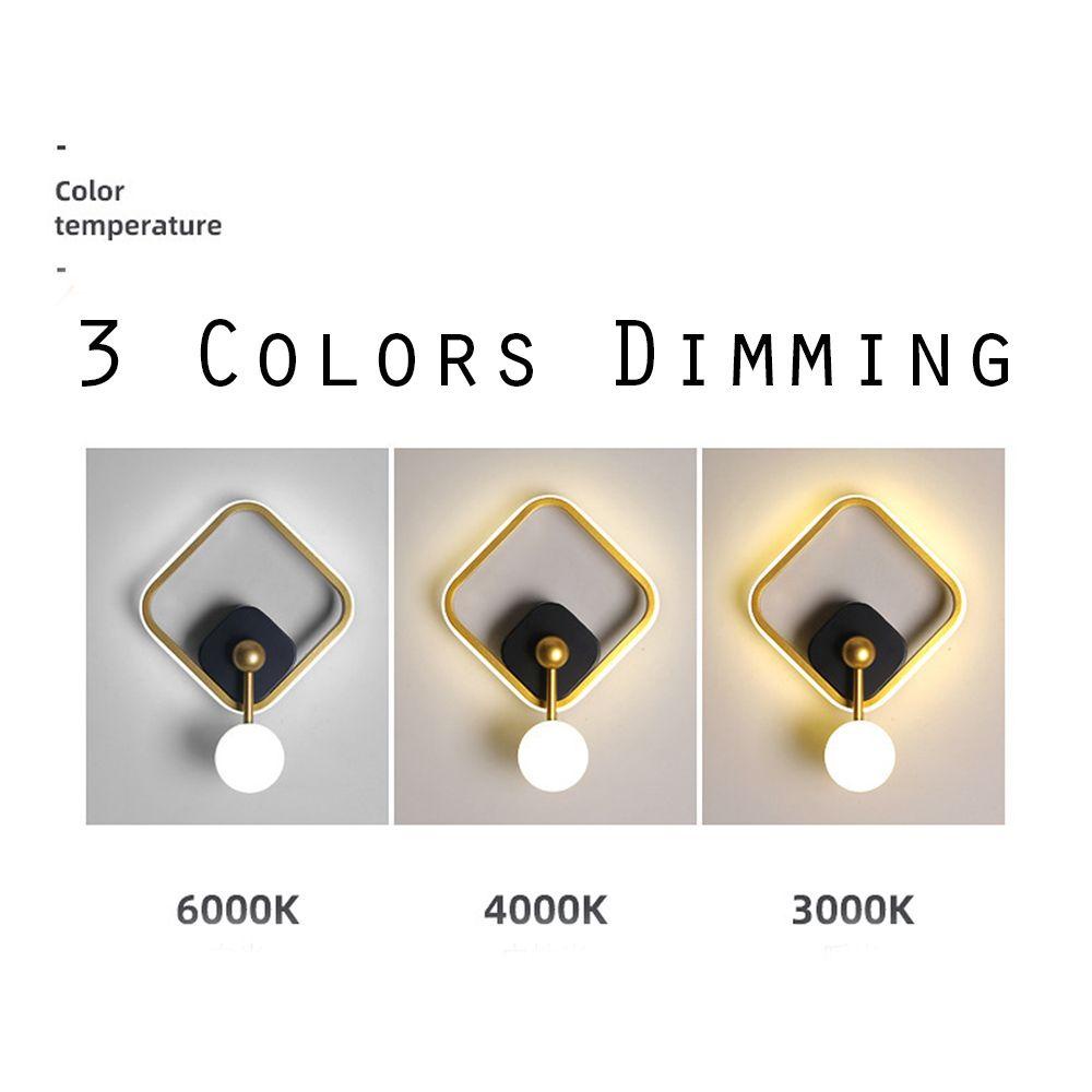 Đèn Gắn Tường Phòng Ngủ / Hành Lang Hình Vuông Thiết Kế Điều Chỉnh Được