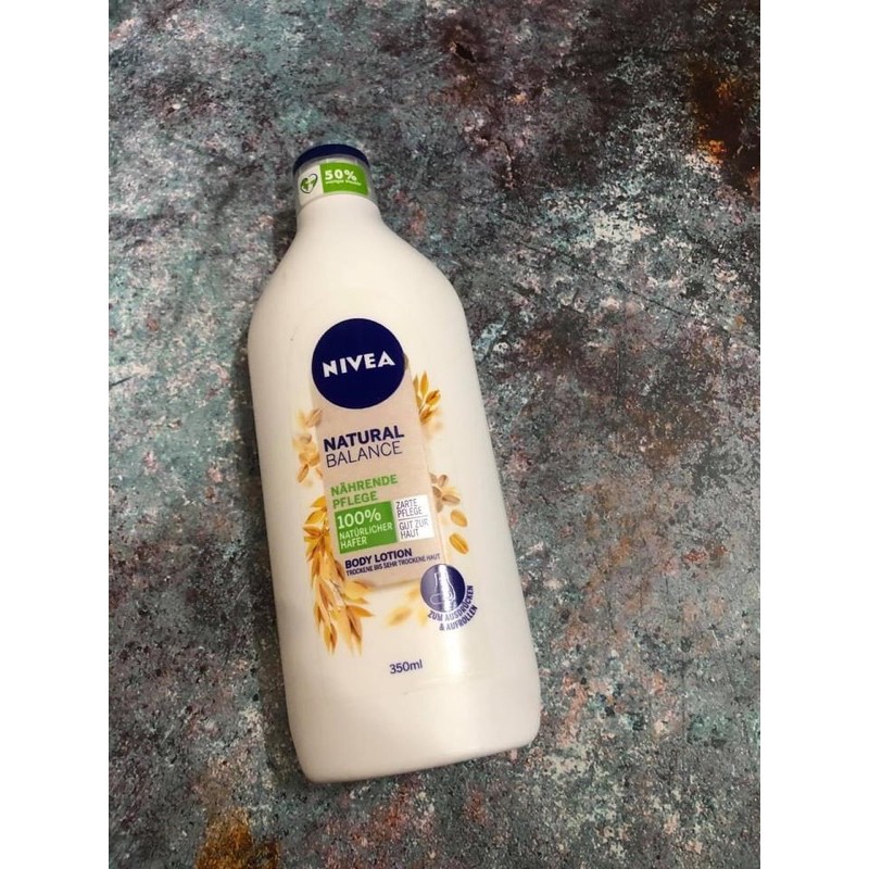 DƯỠNG THỂ DÀNH CHO DA KHÔ VÀ CỰC KHÔ NIVEA NATURAL BALANCE NÄHRENDE PFLEGE 100% NATÜRLICHER HAFER BO