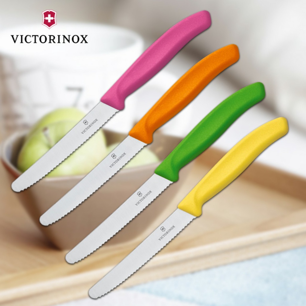 (CHÍNH HÃNG) DAO NHÀ BẾP VICTORINOX LƯỠI RĂNG CƯA 11 CM