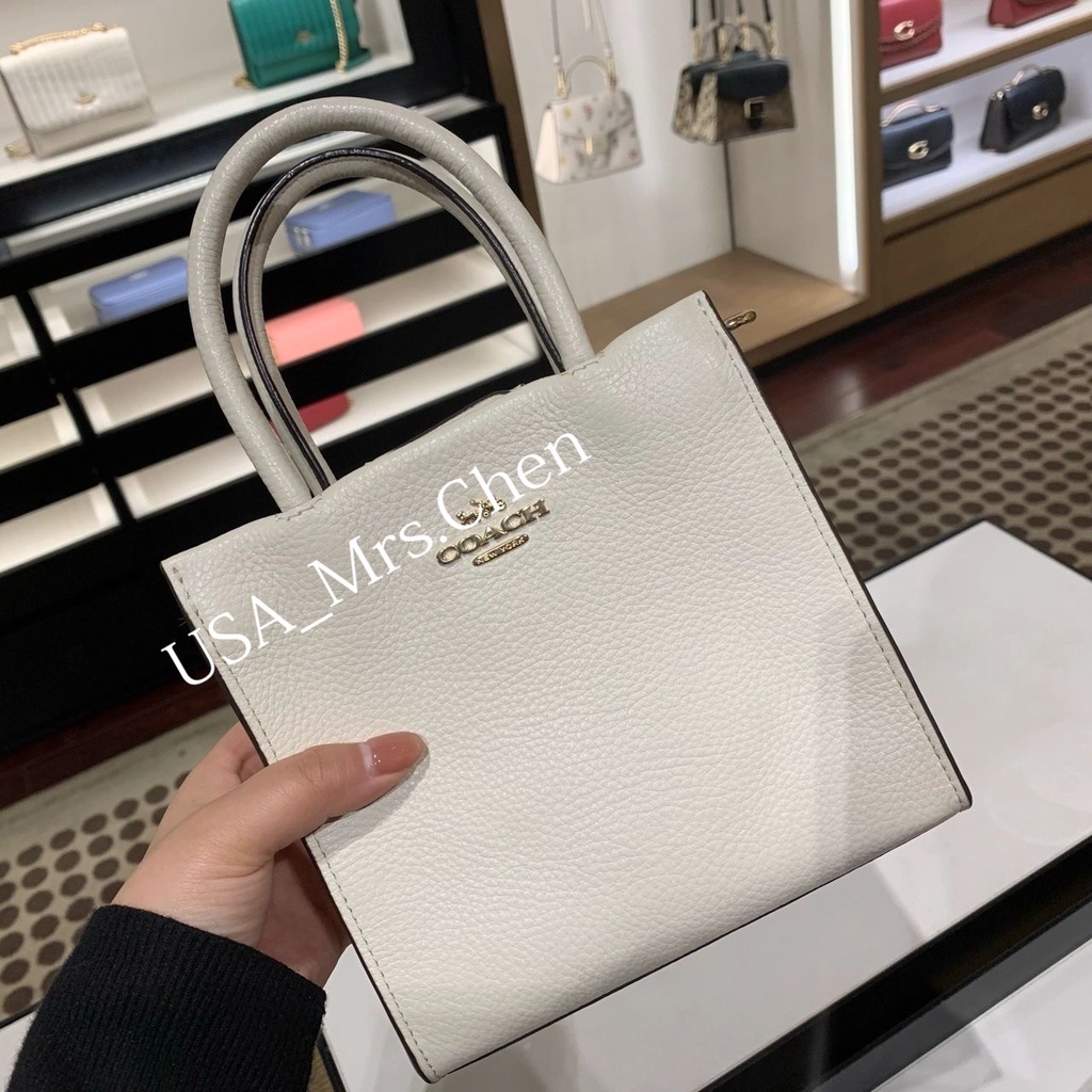 Giấy chứng nhận mua hàng chính hãng COACH CALLY messenger bag mini tote bag túi xách túi vuông nhỏ side balo