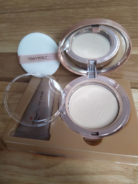 Set (Bộ) phấn nén chống lão hoá Thảo Dược Đông Y Tonymoly The Oriental Gyeol Goun Two Way Pact SPF48 | BigBuy360 - bigbuy360.vn