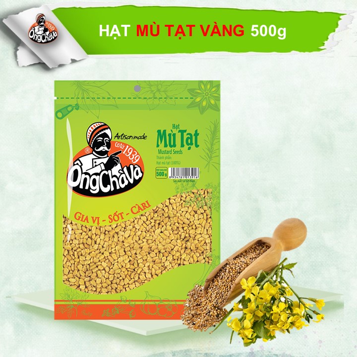 HẠT MÙ TẠT VÀNG Ông Chà Và 500gram (Mustard seed)