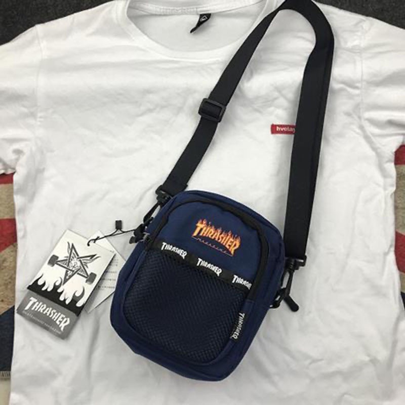 Túi đeo chéo ngực in rằn ri thời trang nam nữ