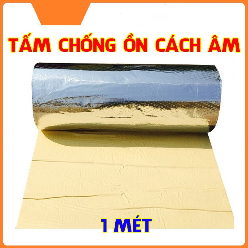 Tấm chống ồn cách âm ô tô, xe hơi có keo dán sẵn tiện lợi kích thước dài 1m rộng 1m dày 10mm