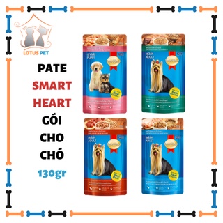 Pate gói Smartheart cho chó trưởng thành và chó con - 130gr