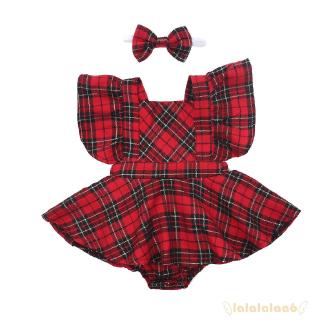 Bộ 2 Bộ Áo Liền Quần Cổ Vuông Tay Cánh Tiên + Băng Đô Xinh Xắn Cho Bé Gái